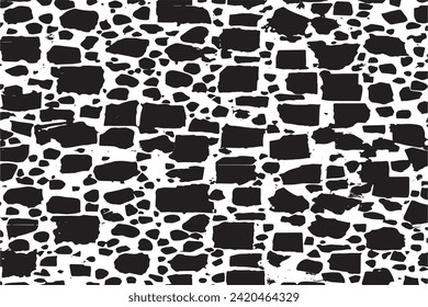 black and white grunge aesthetic texture vector image