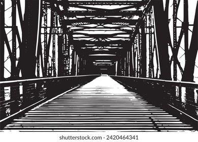 black and white grunge aesthetic texture vector image