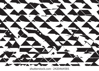 black and white grunge aesthetic texture vector image