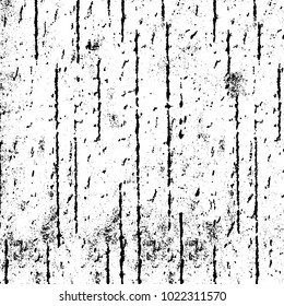 Black and white grunge background. Abstract monochrome vector texture. Pattern of ink stains, dust, lines, chips