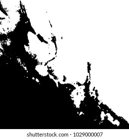 Black and white  grunge background. Abstract vector illustration. Monochrome texture.