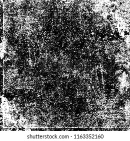 Black and white grunge background. Abstract dirty pattern in urban style