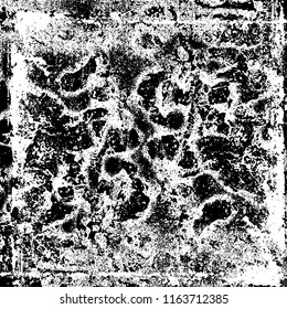 Black and white grunge background. Abstract dirty pattern in urban style