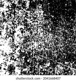 Black and white grunge background. Abstract texture vector