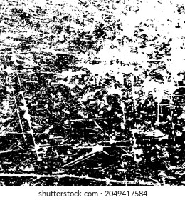 Black and white grunge background. Abstract texture vector