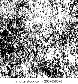 Black and white grunge background. Abstract texture vector