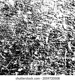 Schwarz-weißer brüchiger Hintergrund. Abstrakter Texturvektor