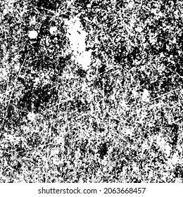 Black and white grunge background. Abstract texture vector