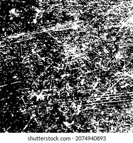 Black and white grunge background. Abstract texture vector