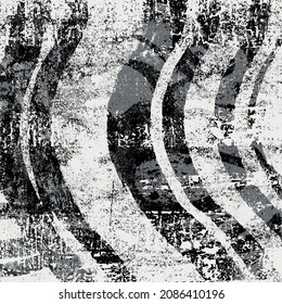 Black and white grunge background. Abstract texture