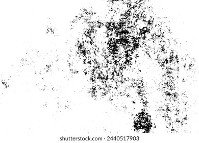 Fondo de grunge blanco y negro. Textura monocromática abstracta de grietas, rozaduras, astillas, polvoPatrón abstracto de elementos. Diseño e impresión monocromos.