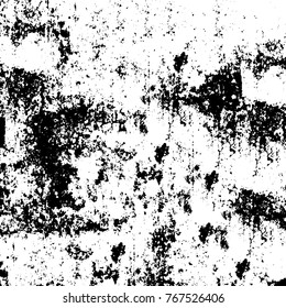 Black and white grunge background. Abstract vector texture of the ink spots. Vintage elements for printing on business cards, posters and design your own