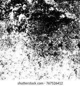 Black and white grunge background. Abstract vector texture of the ink spots. Vintage elements for printing on business cards, posters and design your own