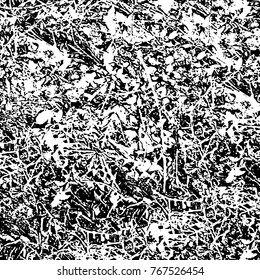 Black and white grunge background. Abstract vector texture of the ink spots. Vintage elements for printing on business cards, posters and design your own