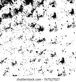 Black and white grunge background. Abstract vector texture of the ink spots. Vintage elements for printing on business cards, posters and design your own