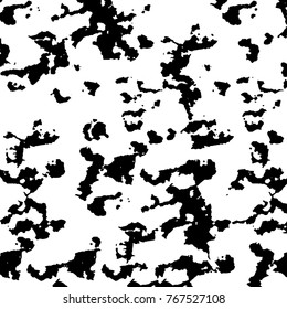 Black and white grunge background. Abstract vector texture of the ink spots. Vintage elements for printing on business cards, posters and design your own