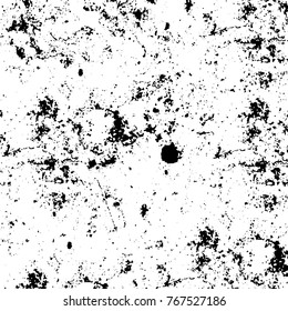 Black and white grunge background. Abstract vector texture of the ink spots. Vintage elements for printing on business cards, posters and design your own