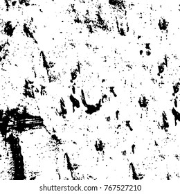 Black and white grunge background. Abstract vector texture of the ink spots. Vintage elements for printing on business cards, posters and design your own