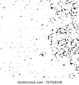 Black and white grunge background. Abstract vector texture of the ink spots. Vintage elements for printing on business cards, posters and design your own