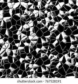 Black and white grunge background. Abstract vector texture of the ink spots. Vintage elements for printing on business cards, posters and design your own