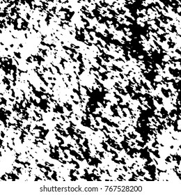 Black and white grunge background. Abstract vector texture of the ink spots. Vintage elements for printing on business cards, posters and design your own