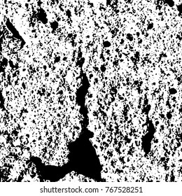 Black and white grunge background. Abstract vector texture of the ink spots. Vintage elements for printing on business cards, posters and design your own