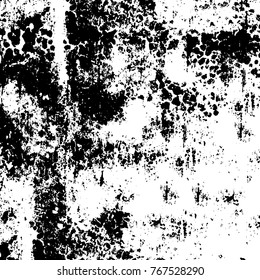 Black and white grunge background. Abstract vector texture of the ink spots. Vintage elements for printing on business cards, posters and design your own