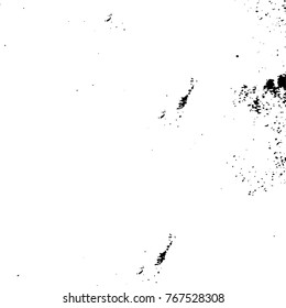 Black and white grunge background. Abstract vector texture of the ink spots. Vintage elements for printing on business cards, posters and design your own