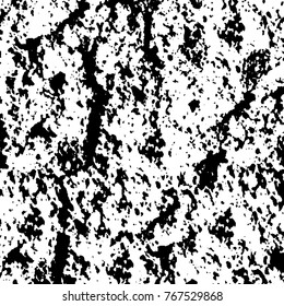 Black and white grunge background. Abstract vector texture of the ink spots. Vintage elements for printing on business cards, posters and design your own