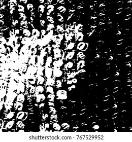 Black and white grunge background. Abstract vector texture of the ink spots. Vintage elements for printing on business cards, posters and design your own