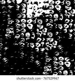 Black and white grunge background. Abstract vector texture of the ink spots. Vintage elements for printing on business cards, posters and design your own