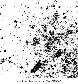 Black and white grunge background. Abstract vector texture of the ink spots. Vintage elements for printing on business cards, posters and design your own