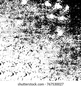 Black and white grunge background. Abstract vector texture of the ink spots. Vintage elements for printing on business cards, posters and design your own