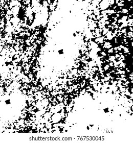 Black and white grunge background. Abstract vector texture of the ink spots. Vintage elements for printing on business cards, posters and design your own