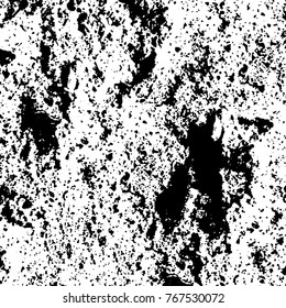 Black and white grunge background. Abstract vector texture of the ink spots. Vintage elements for printing on business cards, posters and design your own
