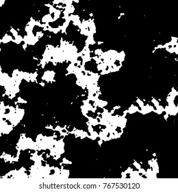 Black and white grunge background. Abstract vector texture of the ink spots. Vintage elements for printing on business cards, posters and design your own
