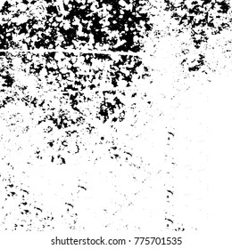 Black and white grunge background. Abstract vector texture of the ink spots. Vintage elements for printing on business cards, posters and design your own