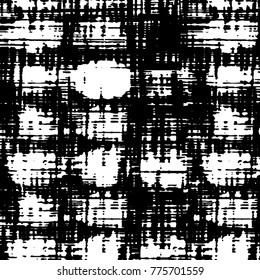 Black and white grunge background. Abstract vector texture of the ink spots. Vintage elements for printing on business cards, posters and design your own