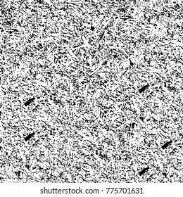 Black and white grunge background. Abstract vector texture of the ink spots. Vintage elements for printing on business cards, posters and design your own