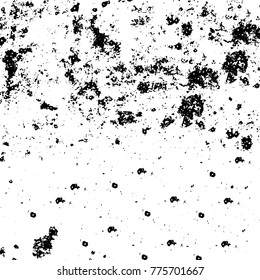 Black and white grunge background. Abstract vector texture of the ink spots. Vintage elements for printing on business cards, posters and design your own