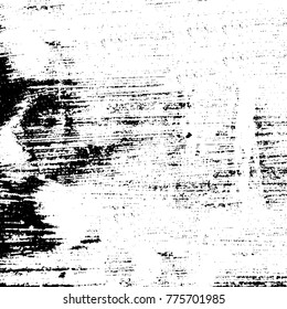Black and white grunge background. Abstract vector texture of the ink spots. Vintage elements for printing on business cards, posters and design your own