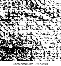Black and white grunge background. Abstract vector texture of the ink spots. Vintage elements for printing on business cards, posters and design your own