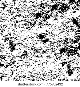 Black and white grunge background. Abstract vector texture of the ink spots. Vintage elements for printing on business cards, posters and design your own