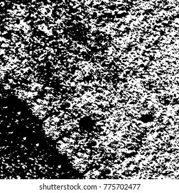 Black and white grunge background. Abstract vector texture of the ink spots. Vintage elements for printing on business cards, posters and design your own