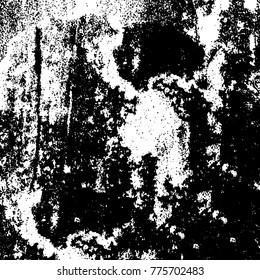 Black and white grunge background. Abstract vector texture of the ink spots. Vintage elements for printing on business cards, posters and design your own
