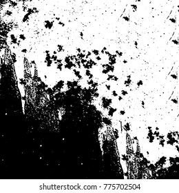 Black and white grunge background. Abstract vector texture of the ink spots. Vintage elements for printing on business cards, posters and design your own