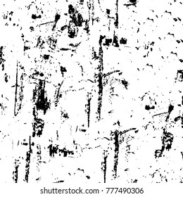 Black and white grunge background. Abstract vector texture of the ink spots. Vintage elements for printing on business cards, posters and design your own