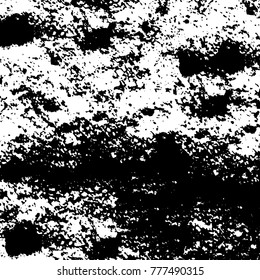 Black and white grunge background. Abstract vector texture of the ink spots. Vintage elements for printing on business cards, posters and design your own