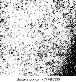 Black and white grunge background. Abstract vector texture of the ink spots. Vintage elements for printing on business cards, posters and design your own