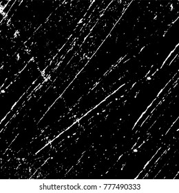 Black and white grunge background. Abstract vector texture of the ink spots. Vintage elements for printing on business cards, posters and design your own